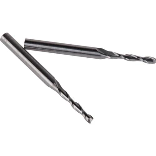 10Pcs 3.175x2x12mm Two Flutes End Mill Bits,Cutting Tools,Carbide Tools, Woodworking Tools,CNC Router Bits