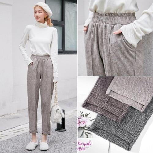 LAHQLYWN Women's Straight Trousers