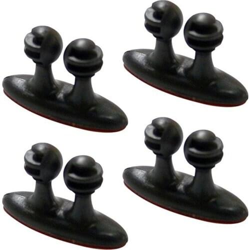 New Mini Adhesive Car Charger Line Clasp Clamp Headphone/USB Cable Car Clip Automobile Interior Accessories