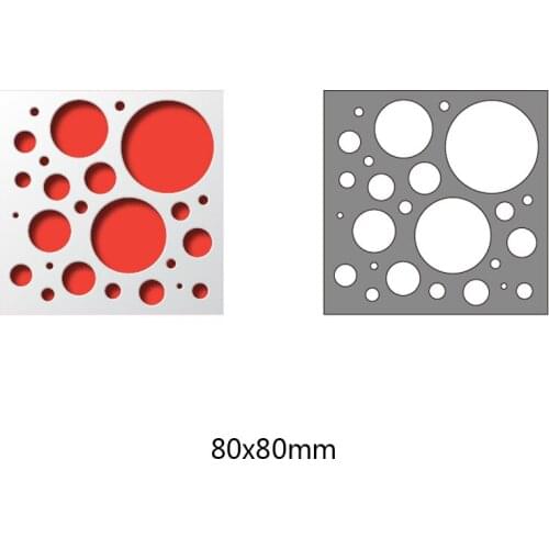 Hollow circle pattern frames metal steel cut dies DIY Scrapbook Album Paper Card Cutting Dies Stencil for card Crafts new hot