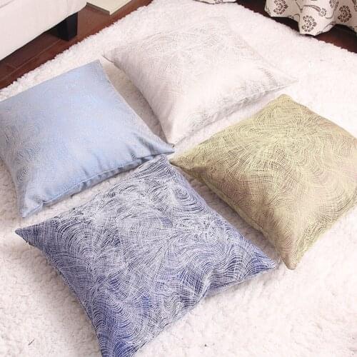 Modern Minimalist Cushion Cover Jacquard Pillow Case 45*45 Decorative Cushions Covers For Sofa Geometric Luxury Pillow Cover
