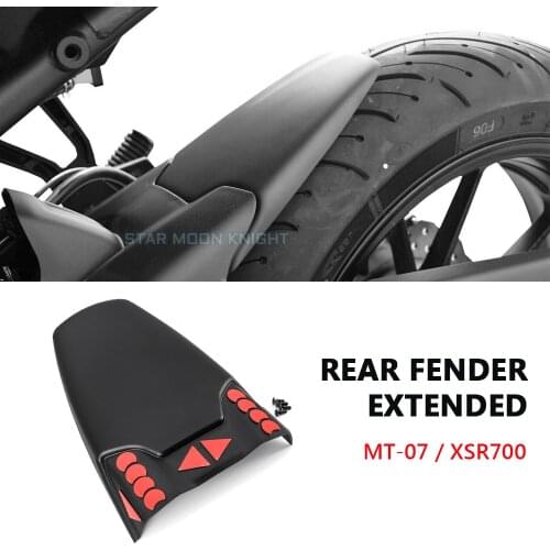 Motorcycle Rear Mudguard Fender Rear Extender Extension For YAMAHA MT07 MT 07 MT-07 2013 - 2017 XSR700 XSR 700 2016 - 2020