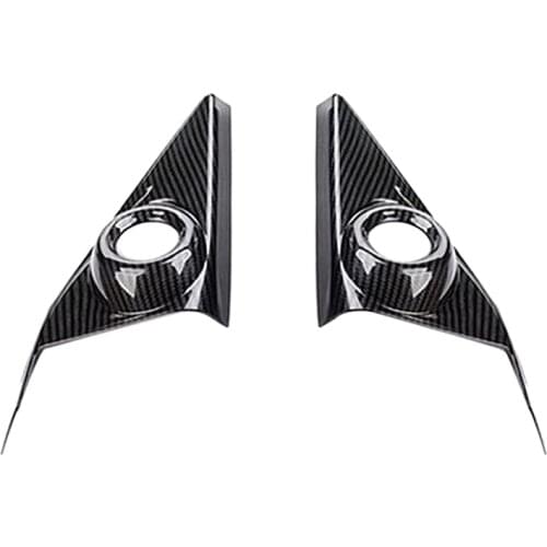 Carbon Fiber Inner Door A-Pillar Tweeter Frame Decorative Stickers for Honda Civic 10Th2017 2018 2019 2020