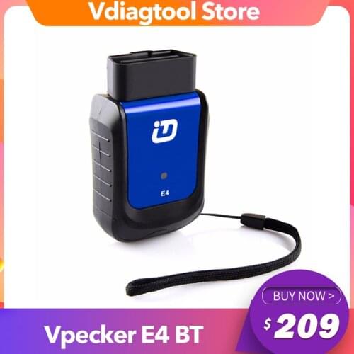 XTUNER VPECKER E4 Easydiag Bluetooth Full System OBD2 Scan Tool for Android for ABS Bleeding/Battery/DPF/EPB/Injector/Oil Reset