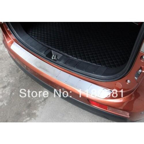 For Mitsubishi Outlander 2013-2015 Stainless Steel Rear Bumper Sill Protector Trim