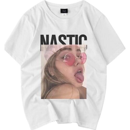 2019 Summer Casual Cotton T Shirt Women Plus Size Young Girl Pattern Letter Top Woman Short Sleeve Women White Tshirt 3XL