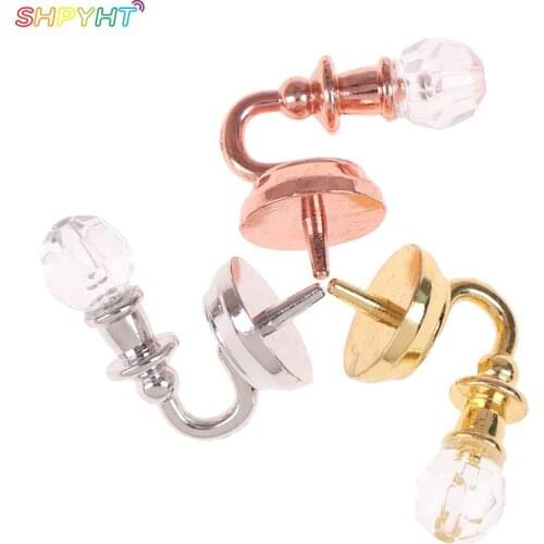 1Pair 1:12 Dollhouse Miniature Wall Light Lamp Model Decoration Accessories Toys High Quality