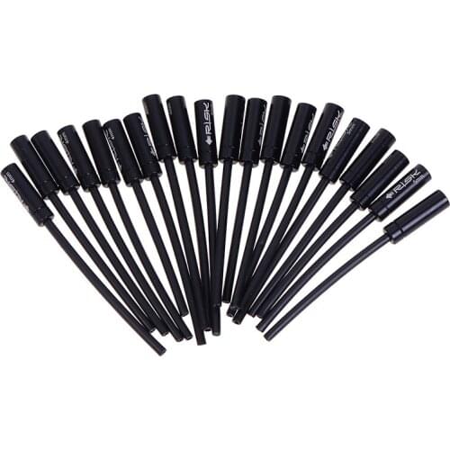 10Pcs Bike Aluminum Alloy Oiling Rat Tail Pipe Waterproof Wire Brake Tube Dust Cover Cable Bicycle Cover Cap 4mm/5mm