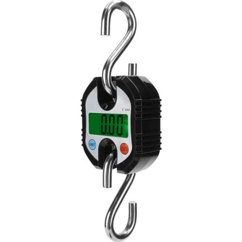 150KG Crane Scale LCD Digital Electronic Hook Hanging Weight for Pig Sheep Luggage Cases Fruit Hanging Scales