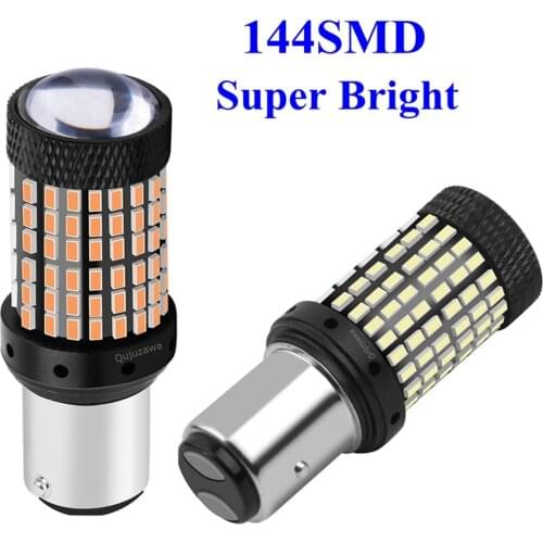2PCS New 1157 BAY15D P21/5W Super Bright 1600lm LED Car Tail Brake Lamp Auto Turn Signal Daytime Running Light Raer Parking Bulb