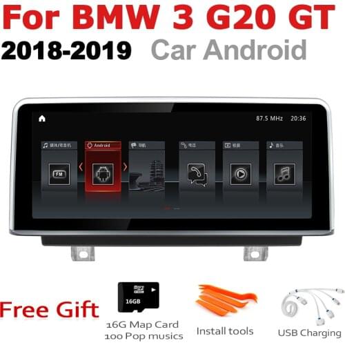 Android 7.0 up Car Multimedia player For BMW 3 Series G20 / GT 2018~2019 EVO WiFi GPS Navi Map Stereo Bluetooth 1080p IPS Screen