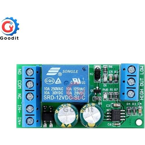LC25A01 Water Level Sensor Switch Relay Board AC/DC 12V Fish Tank Aquarium Automatic Water Supply Controller Liquid Sensor