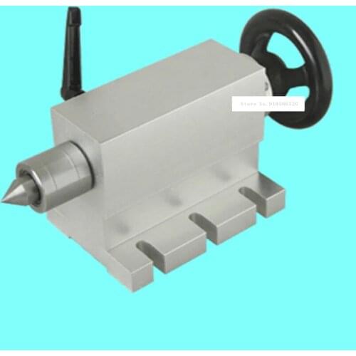 Woodworking Machinery Parts Engraving Machine Fourth Axis Activity CNC Tailstock Rotation Axis A Axis Part Center Height 65MM