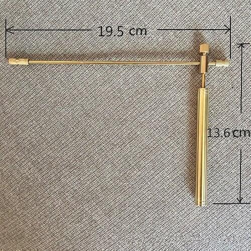 Dowing Rod Copper Xunlong ruler Feng Shui Probe High Precision Professional Acupoint Opening Decoration