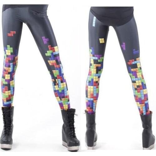 Hot Sale Fashion Womens Tights Tetris Beauty Skinny Sexy Women Tights Leg Warters Attractive High Quality Stocking