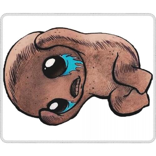 The Binding Of Isaac Tboi Humor Mouse Pad with Locking Edge MousePad Rubber PC Table Decoration Cover