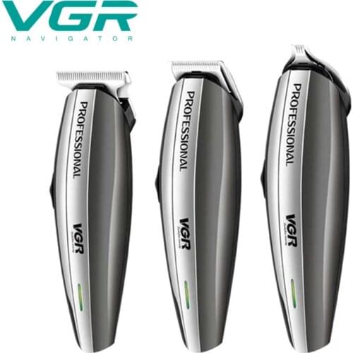 VGR 3in 1 hair clipper hair trimmer USB rechargeable mini hair clipper haircut machine oilhead hair carving white hair clipper