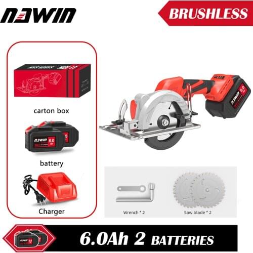 NAWIN Electric Circular Saw Power Tools 20V Multifunctional Electric Saw With TCT Blades Machine