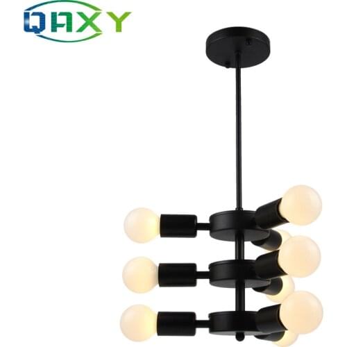 2019 New Arrival E27 Black 1 Layer/2 Layers/3 Layers Pendant Lamp Vintage Lights For Parlor Living Room Dining Room Bedroom