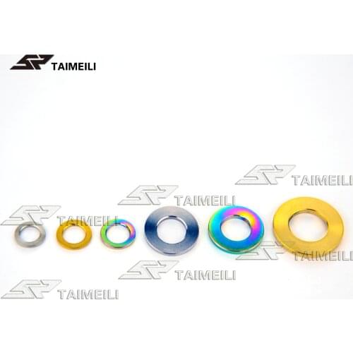 TAIMEILI Titanium alloy flat gasket m5m6m8m10 color gasket