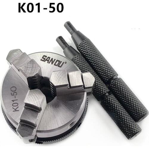 SAN OU K01-50 3-jaw self-tightening lathe chuck 50mm