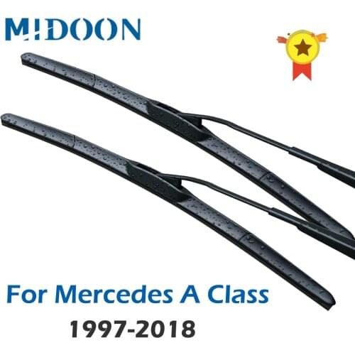 MIDOON Wiper Blades for Mercedes Benz A Class W168 W169 W176 A140 A150 A160 A170 A180 A190 A200 A210 A220 A250 A45 AMG CDI