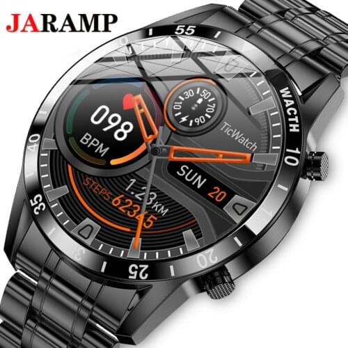 JARAMP 2021 New Bluetooth Call watch Smart watch Men Full Touch fitness tracker Blood pressure Smart Clock Men Smart watch +Box