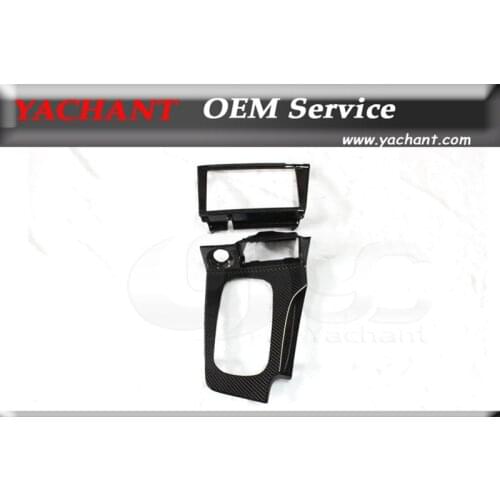 Car-Styling Carbon Fiber Interior Trim Fit For 1999-2002 Skyline R34 GTT Automatic Monitor & Gear Surround RHD