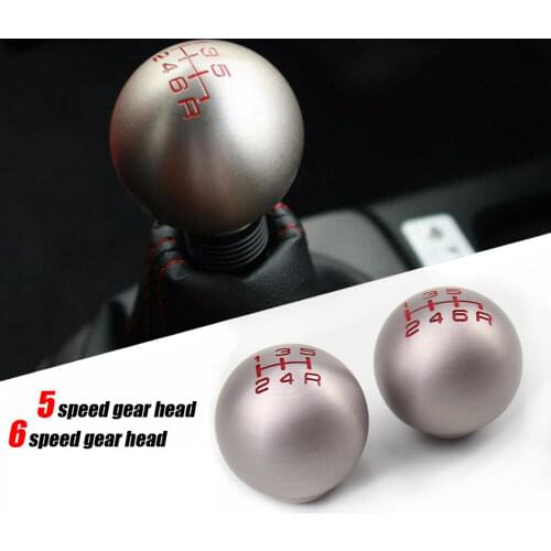 Type R FD2 M10X1.5 Round 5/6 Speed Aluminum Gear Shift Knob for Honad Civic Fit
