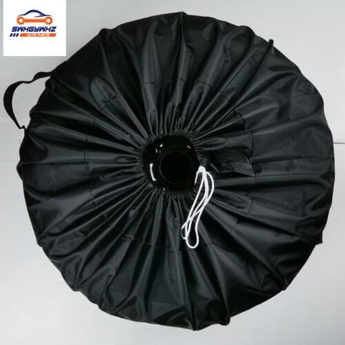 Universal Car SUV Tire Cover Case Spare Tire Wheel Bag Tyre Spare Storage Cover Tote Polyester Oxford Cloth Polyester Taffeta