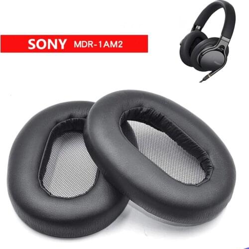 High Quality Earpad For SONY MDR-1AM2 Headphones Replacement Ear Pads Soft Leather Memory Foam Protein Leather