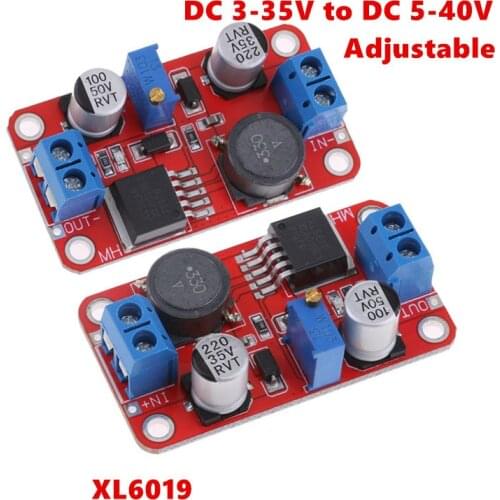 XL6019 step-up Dc to Dc 3-35V to 5-40V Adjustable Converter Power Supply Module 5A Max Step Up Power Supply Converter
