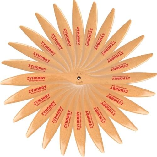 1PC 3D 19X10 19B strong CCW Wooden propeller Gasoline Prop For RC Plane