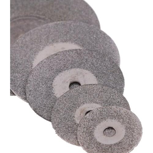 5pcs Teeth Whitening Thin Ultra-thin Double Sided Sand Diamond Cutting Disc With Mandrel For Separating Polish Ceramic