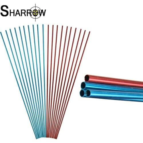 6/12/15pcs Spine 500 Archery Arrow Shaft 30Inch Aluminum ID 6.5mm for Compound Recurve Bow DIY Shooting Hunting Accessories