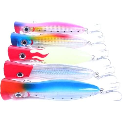 90g Hard Lure Big Popper Lure Top Water Fishing Lures Popper Lure Crankbait Minnow Swimming Crank Baits pesca