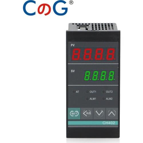 CG CH402 48*96mm Multy Input K E J PT100 0-10V 4-20mA Voltage PID Output SSR Relay AC 220V 24VDC 380VDC Temperature Controller