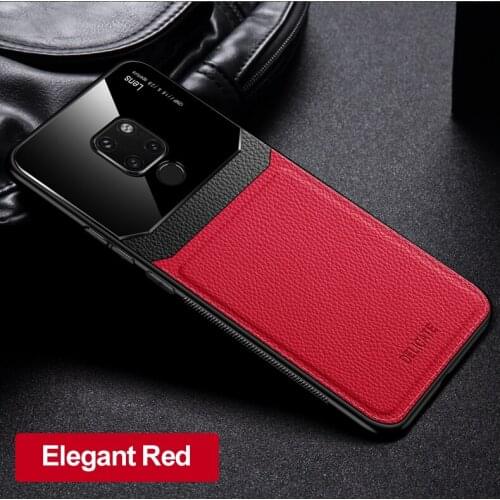 Huawei Mate 20 Lite SNE LX1 LX2 Case Leather Mirror Glass Hard Phone Back Cover for Huawei Mate 20 HMA L09 L29 Mate20 Pro Funda