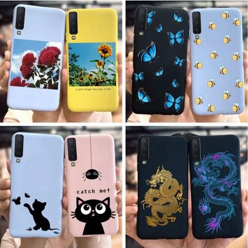 For Samsung A7 2018 Case For Samsung A9 2018 Cover A920F A750F Slim Soft TPU Phone Case For Samsung Galaxy A7 a 7 A9 2018 Fundas