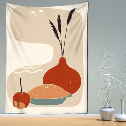 Vegetables Plants Tapestry Forest Tree Pumpkin Tapestry Sunset Tapestry Nature Landscape Wall Cloth Wall Hanging Decorative Wall