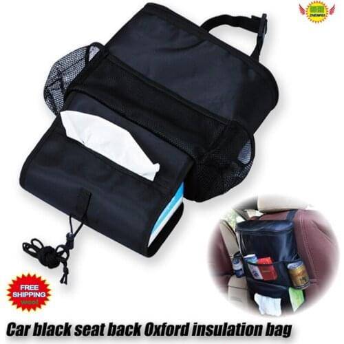 Car seat back insulation storage bag auto accessories car styling Phone Key Cigarette bottle tissue box debris Pockets holder