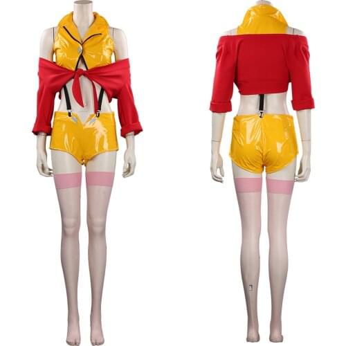 Anime Cowboy Bebop Faye Valentine Cosplay Costume Outfits Halloween Carnival Suit