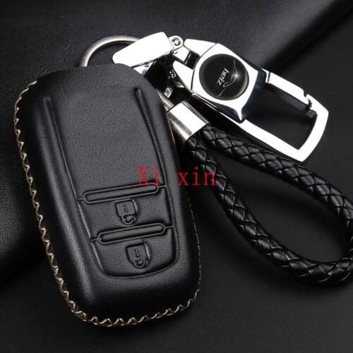 For Toyota Corolla Camry Crown Levin MarkX Highlander rav4 leather car key cover special protective case