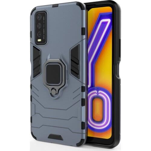 Bracket Ring Holder Case for VIVO Y20 case IQOO 5 Stand Hard Hybrid Cover For VIVO IQOO 5 Pro IQOO 3 Phone Fundas