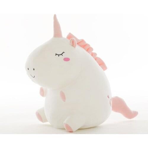 Cute Plush Unicorn Stuffed Animals Doll 25-55cm White Gray Cushion Baby Appease Toys Adult Kids Gift Photo Props Home Decor