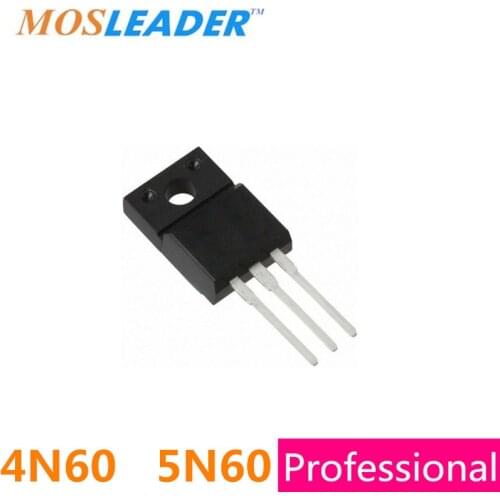 Mosleader 4N60 5N60 TO220F 100PCS 4A 5A 600V N-Channel FQPF4N60C FQPF4N60 FQPF5N60C FQPF5N60 Made in China High quality