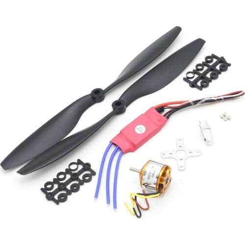 Model fixed wing brushless motor XXD A2212 1000KV30A electric regulating 1045 forward and backward propellers