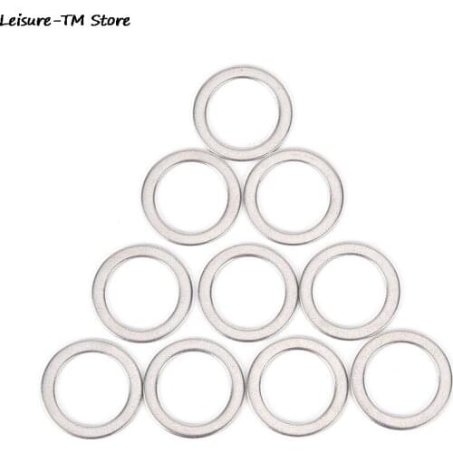 New 10Pcs/Lot Bicycle Pedal Spacer Crank Cycling MTB Bike Stainless Steel Ring Washers Good Quality