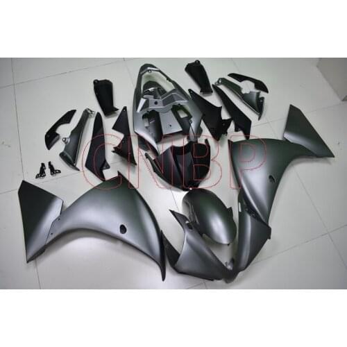 Abs Fairing YZFR1 2012 - 2014 Matte Grey Silver Bodywork YZF R1 2012 Body Kits YZFR1 2014 no paint