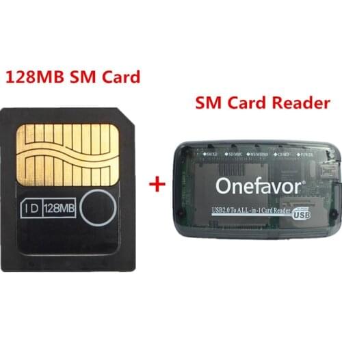 GENUINE!! 3.3V 128MB SmartMedia Card SM 128M Memory Card Smart Media Card 3V